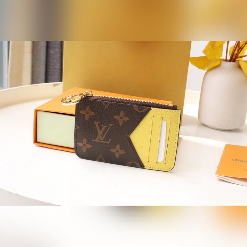 Louis Vuitton M81882 Romy Card Holder - Yellow Color