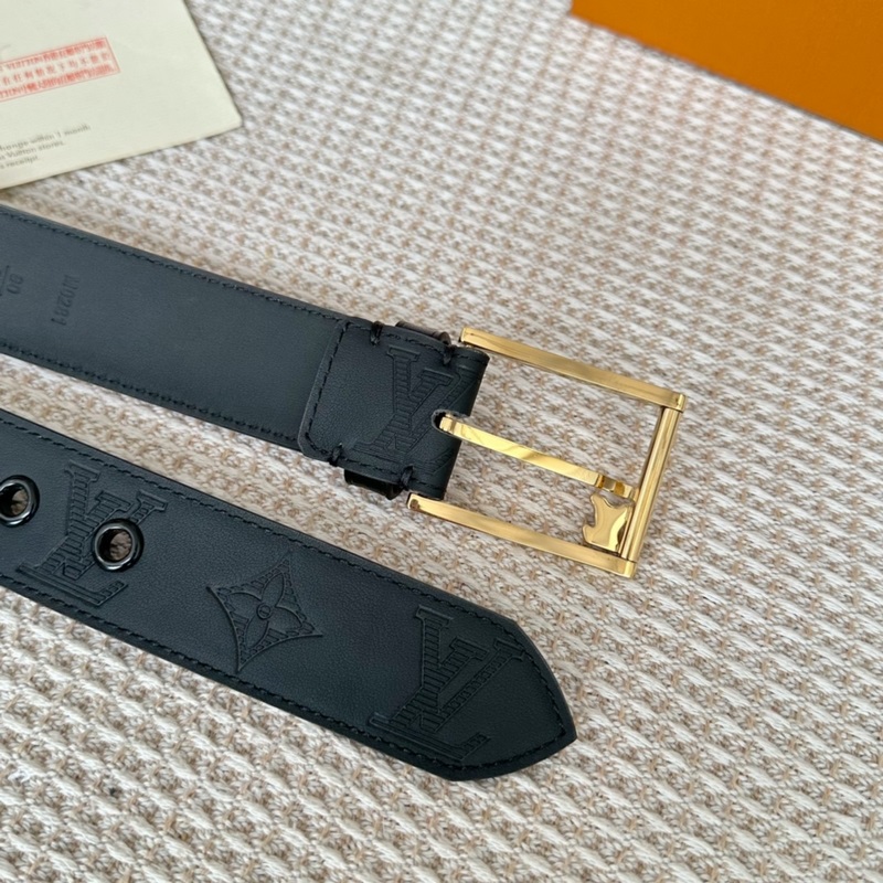 LOUIS VUITTON 男士原單腰帶 老鼠貨 寬度35毫米 專櫃正品編碼