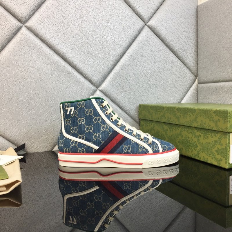 GUCCI 古奇 經典款1977低幫雙G帆布鞋