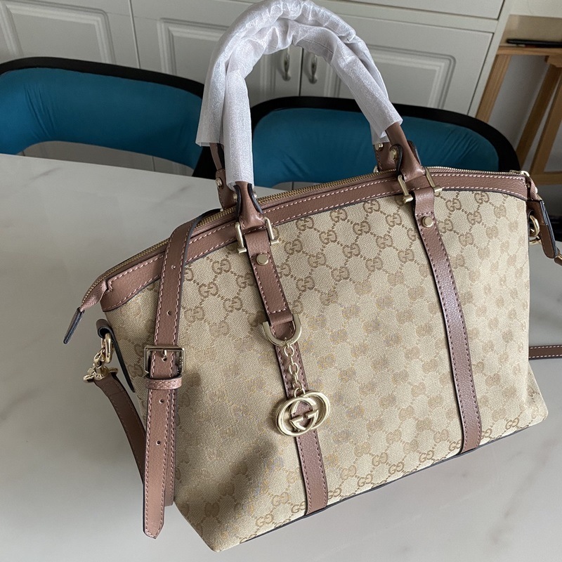 GUCCI 經典花紋标托特包 手提包款號341503