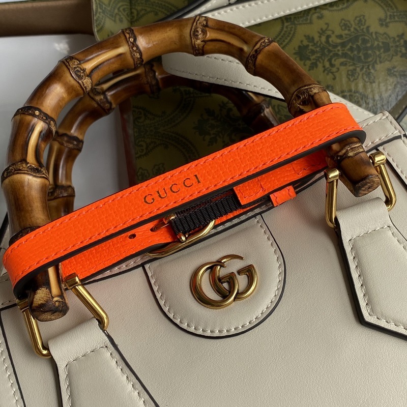 GUCCI 雙G标 迷你托特包 竹節手提包 型號:655661