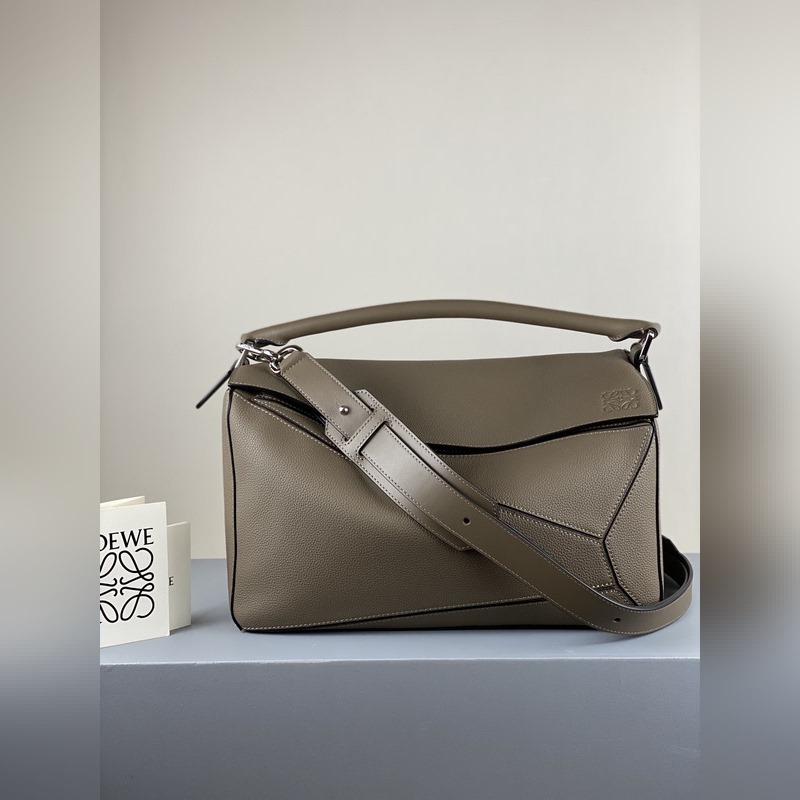 Loewe Puzzle 單肩包手提包 土黃色
