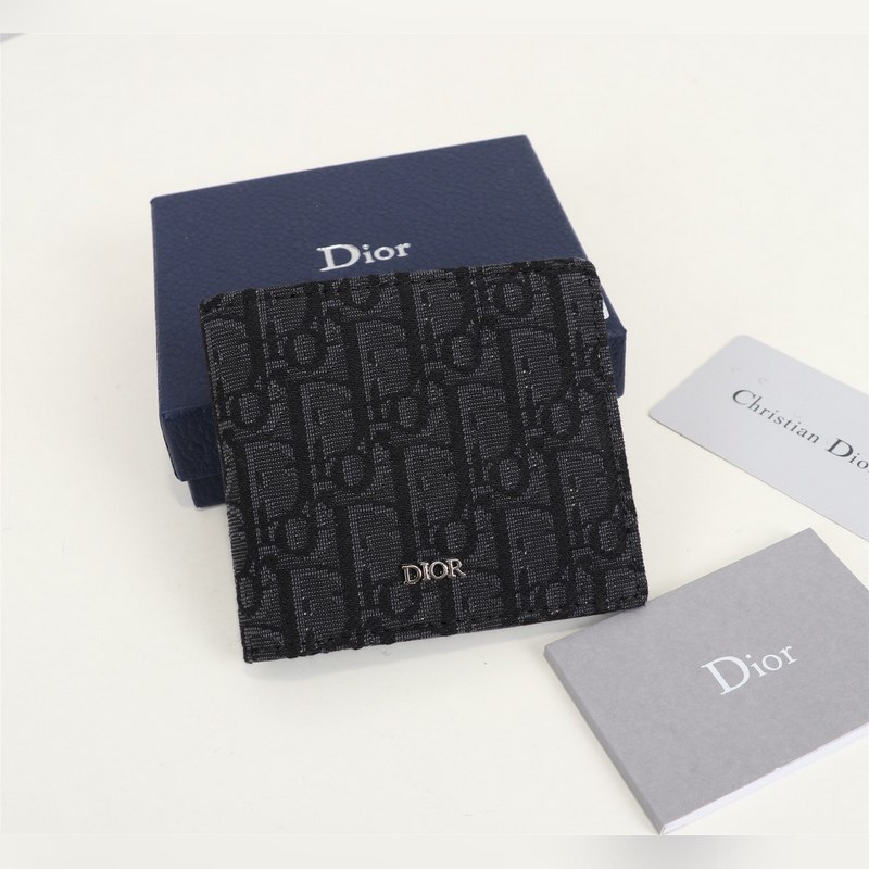 Dior 男士短款皮夾 款號BBH027