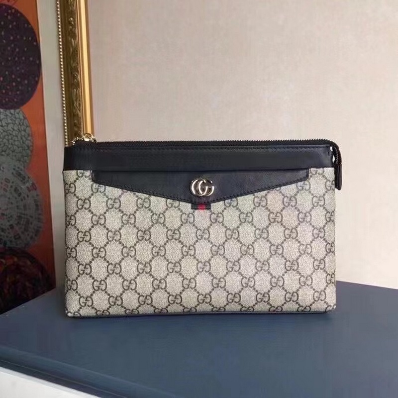 古奇Gucci 男士手拿包 款號:8004咖色