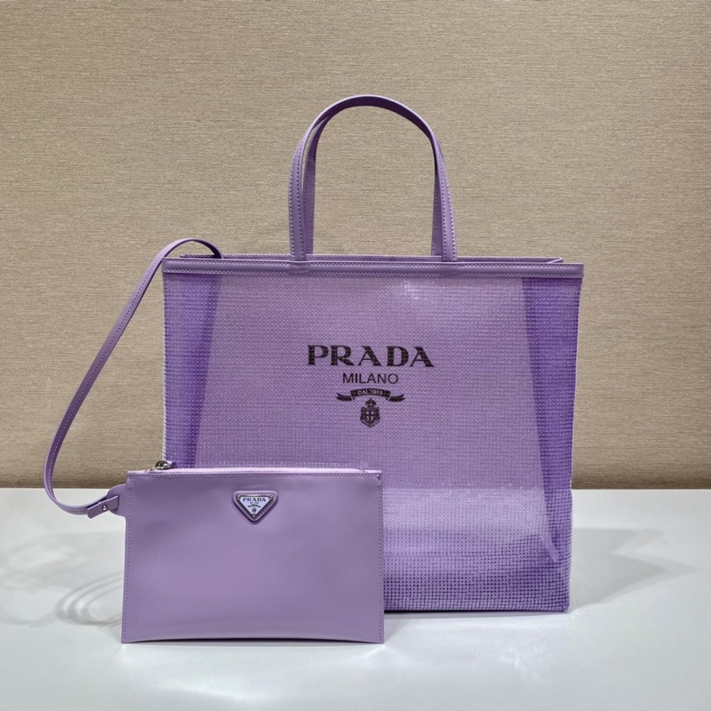 Prada 亮片tote 款號:1BG416亮片
