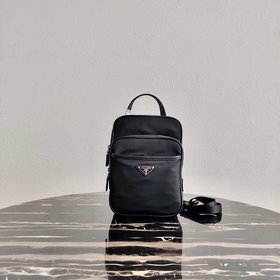 PRADA 2vz026 Nylon Backpack Bag Black