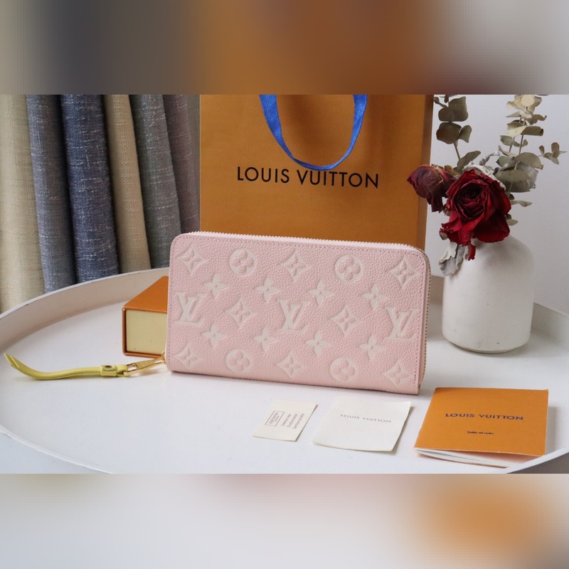 M81279 Louis Vuitton Monogram Empreinte Zippy Wallet