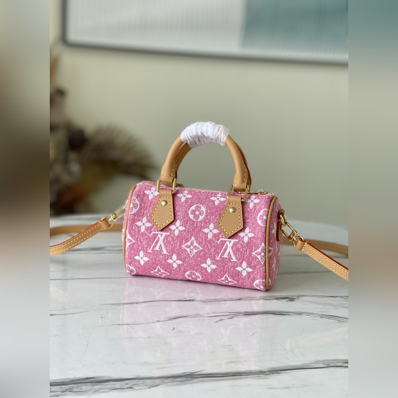 Louis Vuitton Pink Nano Speedy M81213 16.0 x 11.0 x 9.0cm for